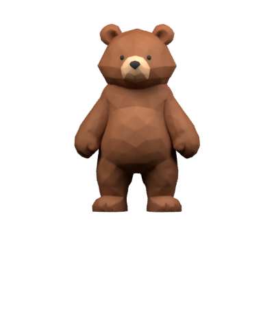 Bear, the default character